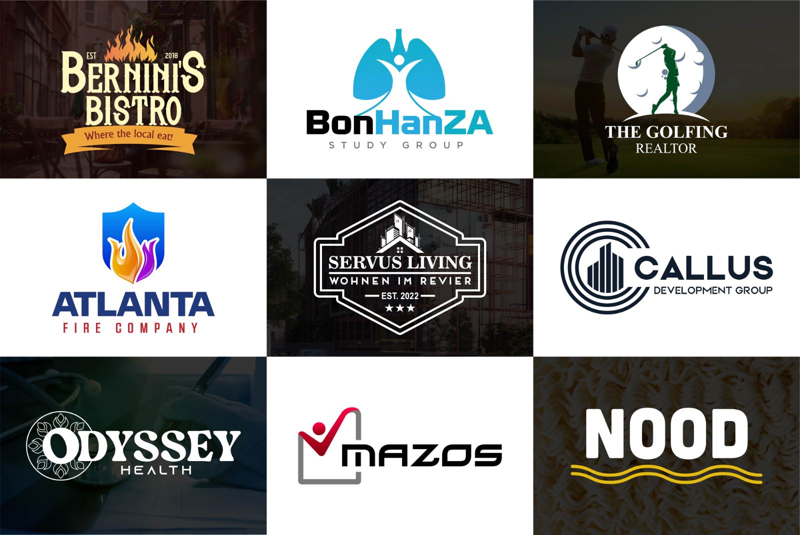 Logofolio Vol. 1 — visual presentation slide 8